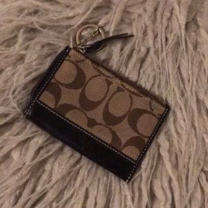 Coach key chain wallet